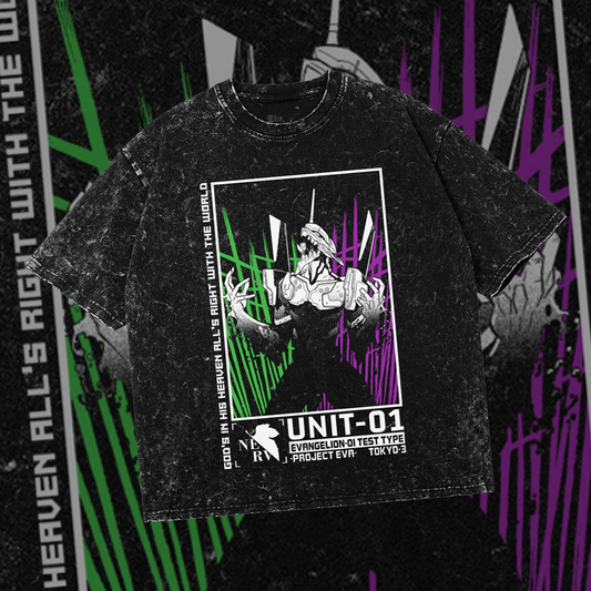 EVA-01 | NERV | Gothic Oversized Shirt