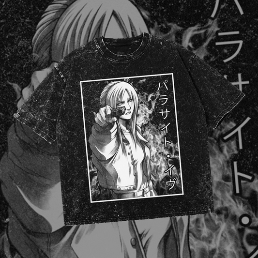 Aya Brea P.E. | Retro RPG Fan | Oversized Gothic PS1 Gamer Shirt