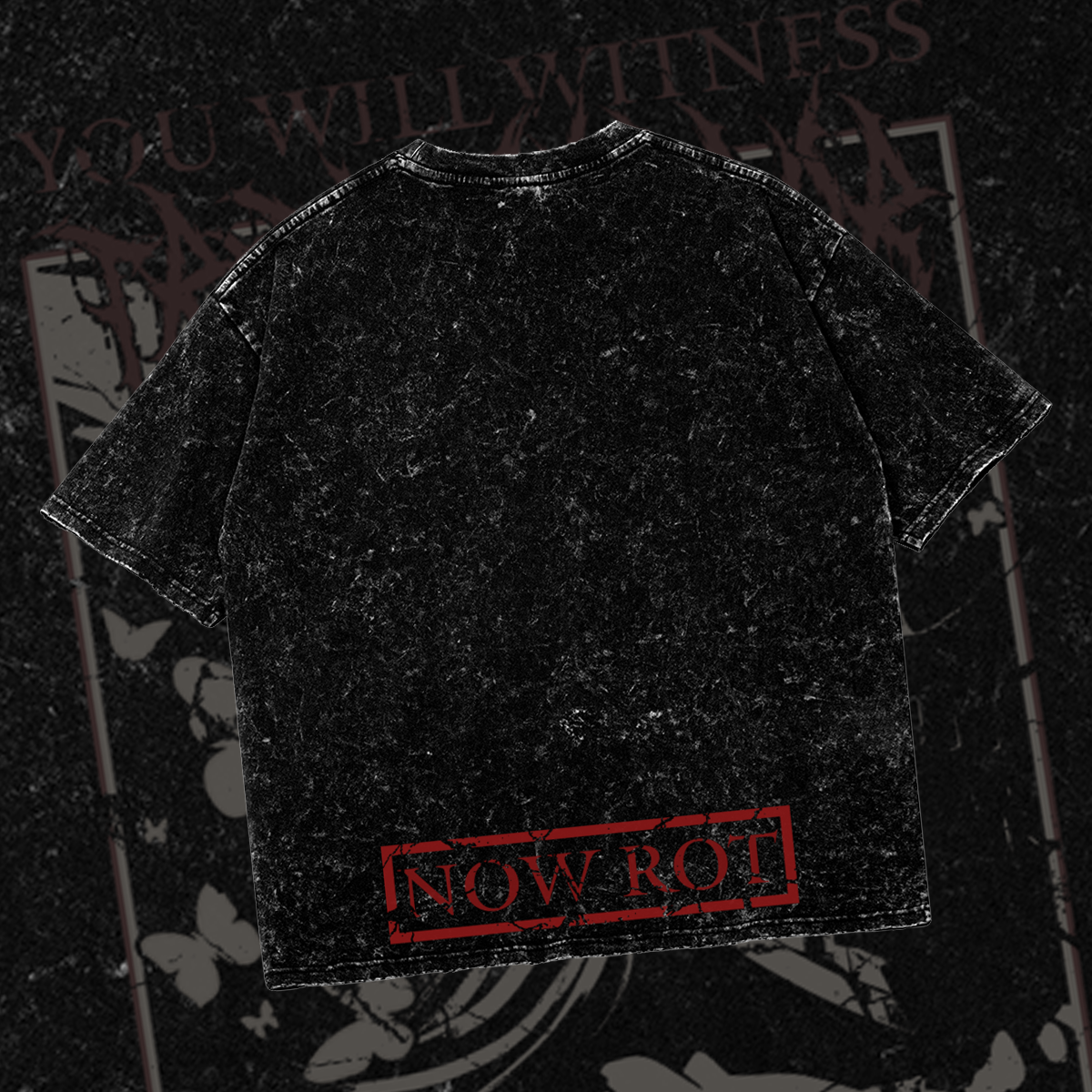NOW ROT | True Horror | Oversized Gothic Soulsborne Shirt