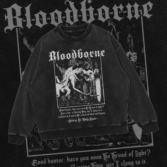 Ludwig The Holy Blade | Gothic Soulsborne Oversized Sweatshirt