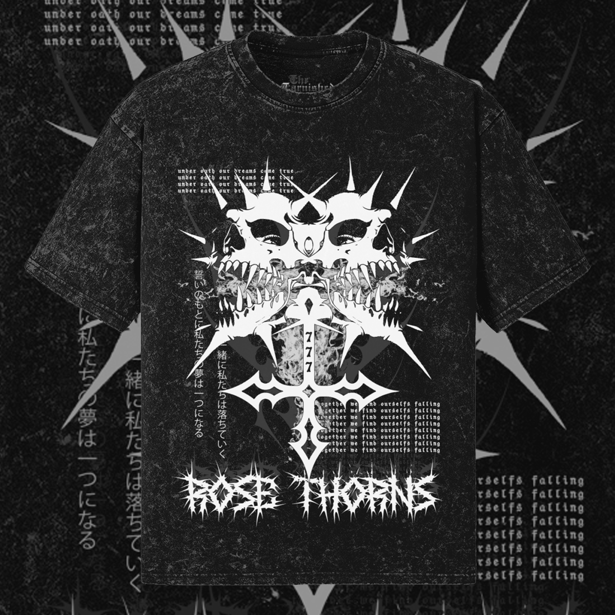 ROSE THORNS | Gothic Oversized Shirt