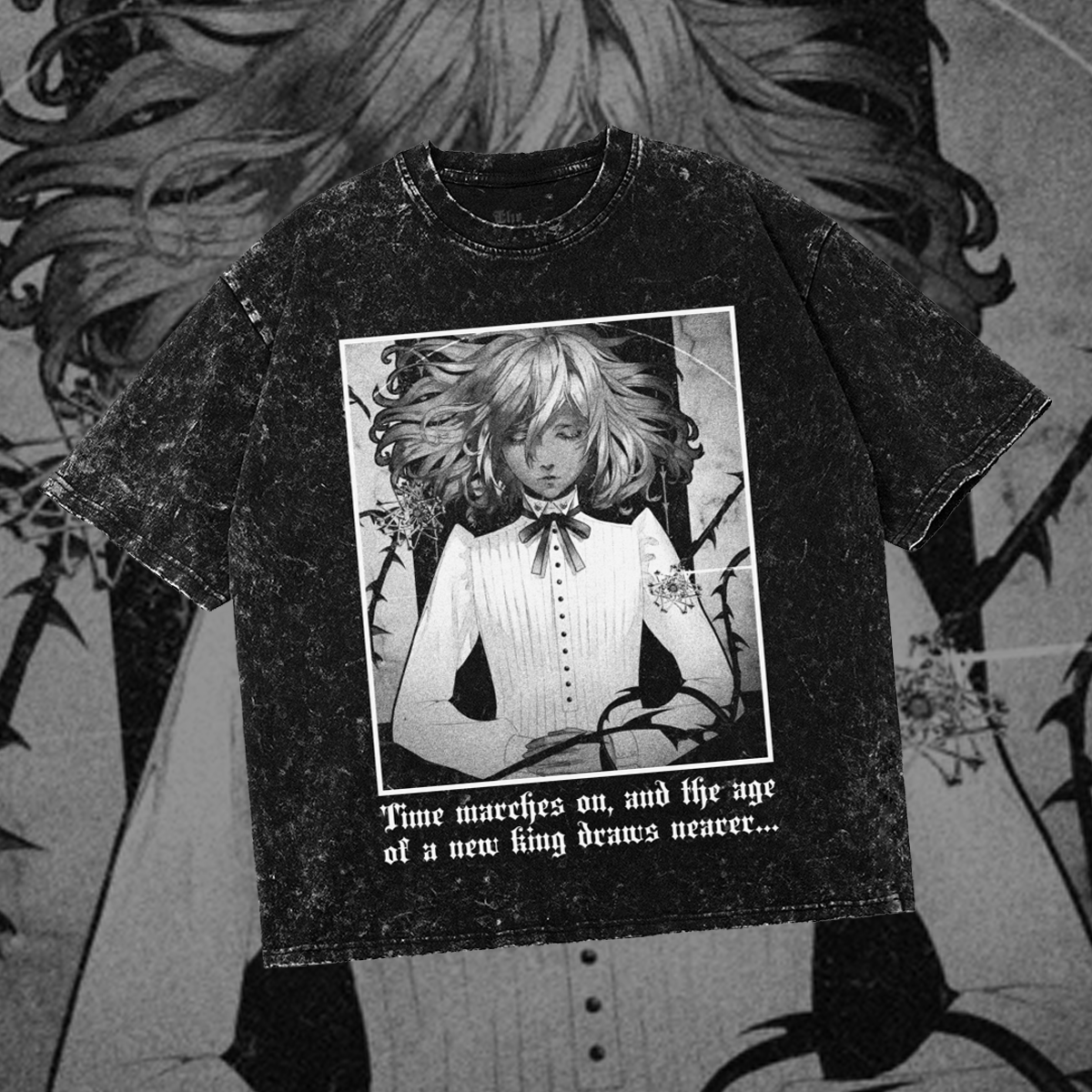 Time Marches On | RPG | Metaphor | Oversized Gothic Shirt