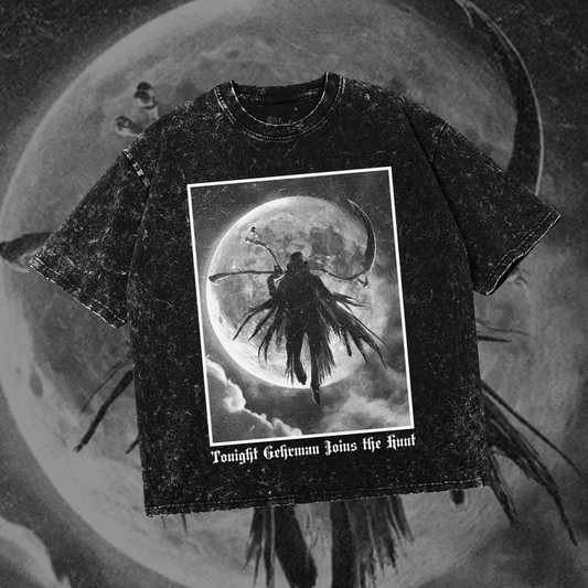 Tonight Gehrman Joins the Hunt | Gothic Oversized Soulsborne Shirt
